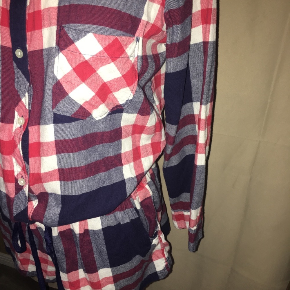 Aerie flannel‎ Romper - Picture 3 of 8